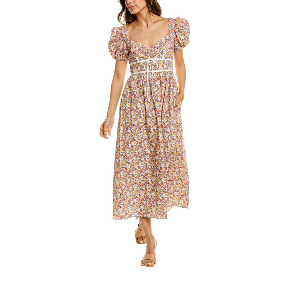 BRAND NEW W/ TAGS For Love & Lemons Floral midi Dress (Sz S)